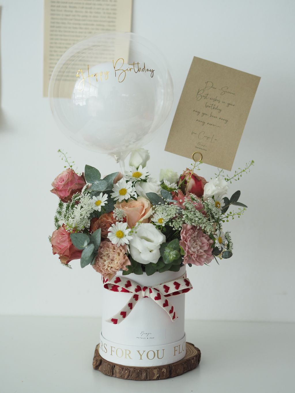 [1new] S Size Mix flower bucket with balloon - RM198 (2)