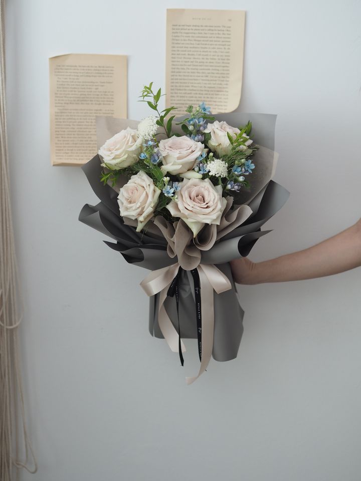 [new] 5 stalks quicksand with foliage - RM168