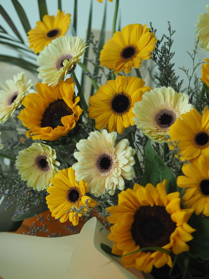 [new] Sunflowers with gerbera Opening stand - RM288.