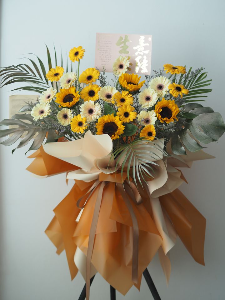 [new] Sunflowers with gerbera Opening stand - RM288