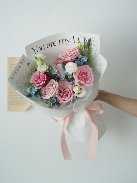 [24new] Pastel pink and blue with a bit more color bouquet - 208 (2)