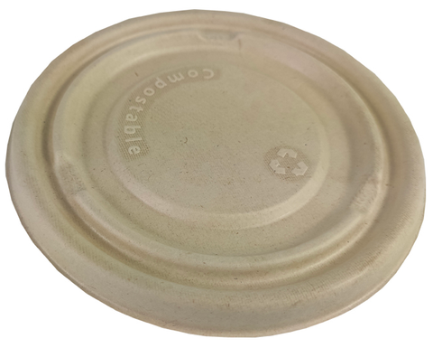 500ml bagasse bowl lid