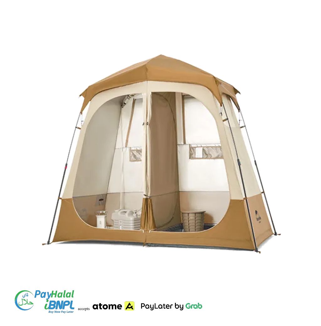 Naturehike Portable 2-Rooms Camping Shower Tent