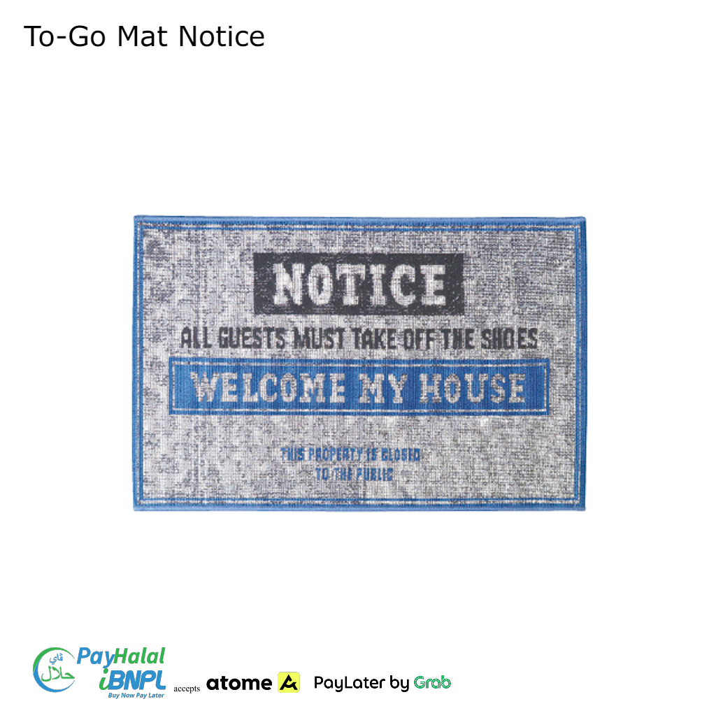 To-Go Mat Notice
