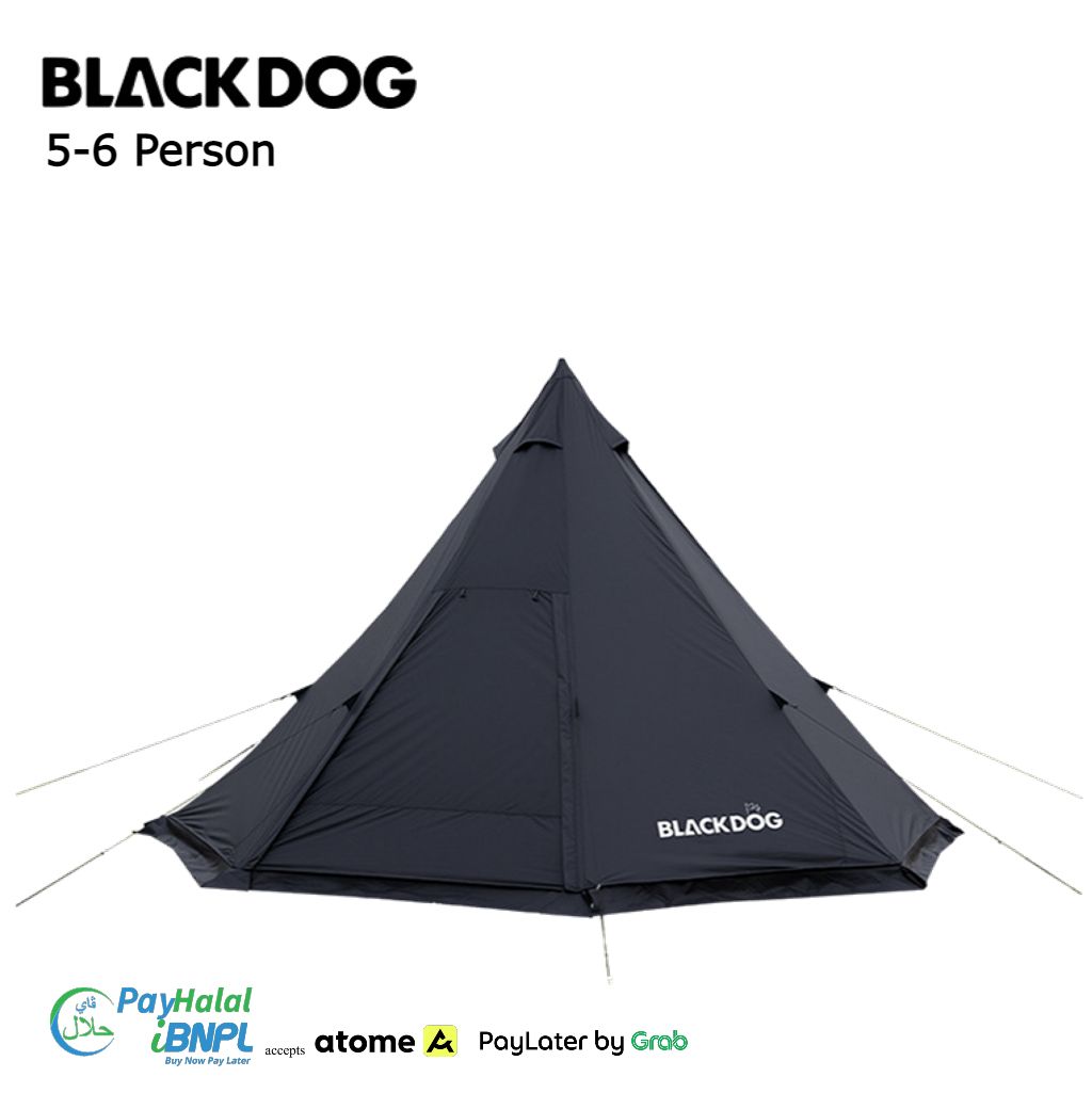 Blackdog Large Pyramid Tent 5-6 Person