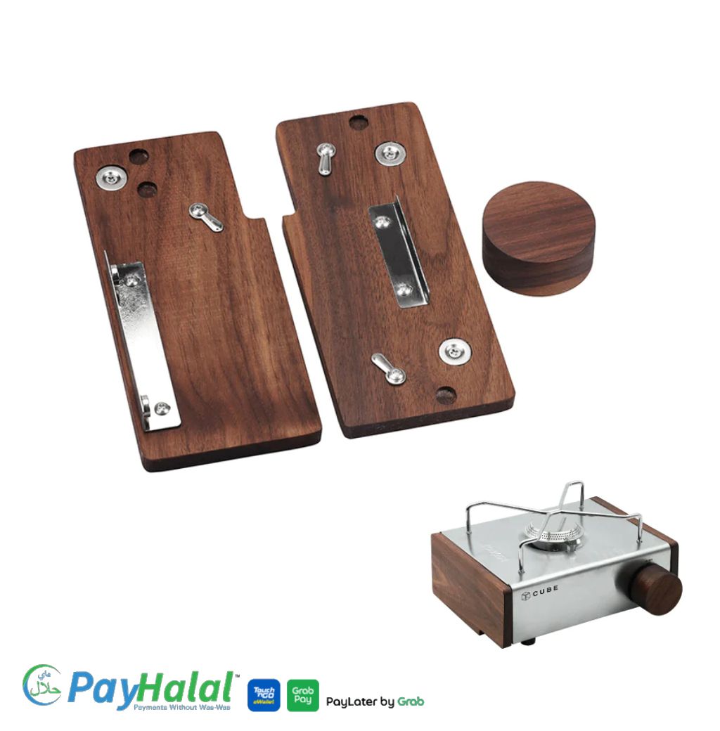 Thous Winds Kovea Cube Gas Stove Black Walnut Solid Wood Siding Accessories  – JT Outdoor - Outdoor u0026 Camping Online Store