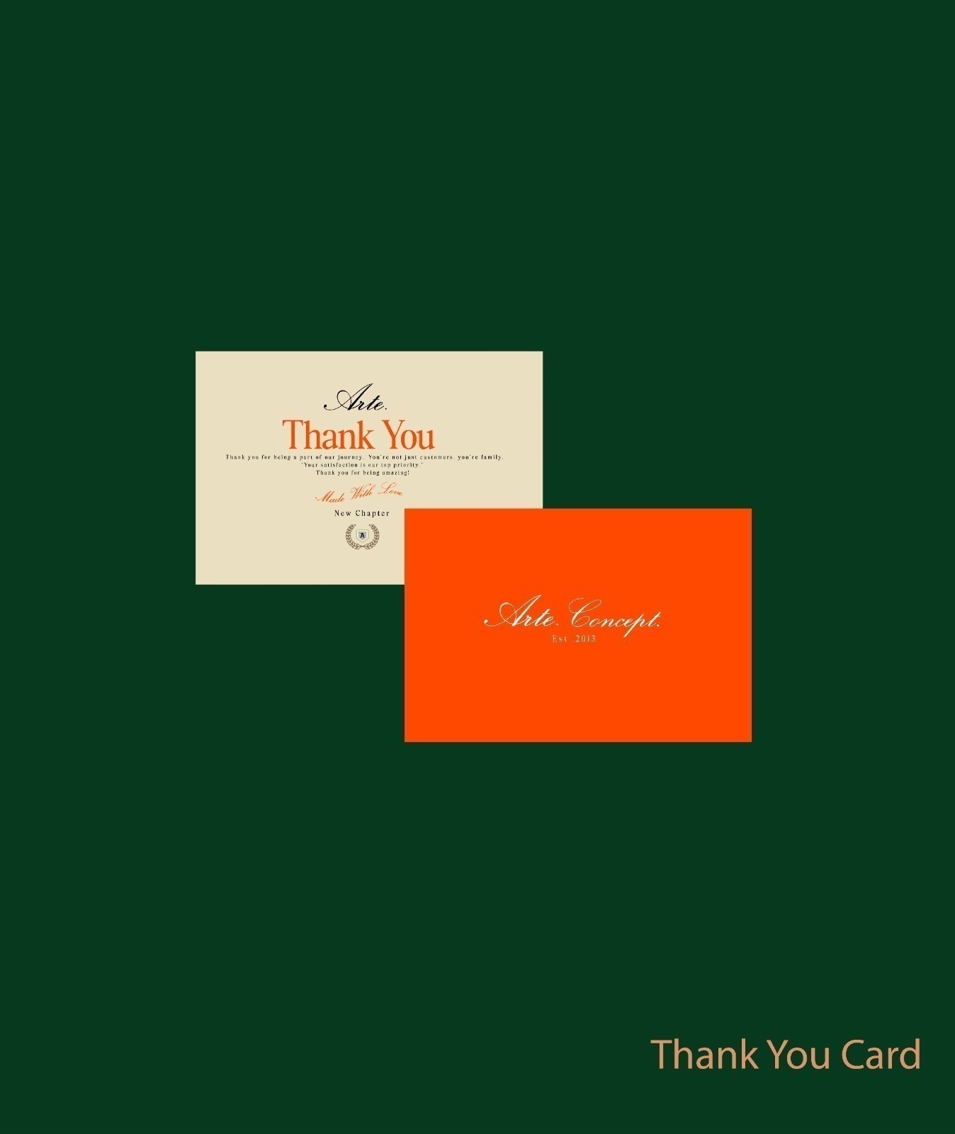 Thank you card