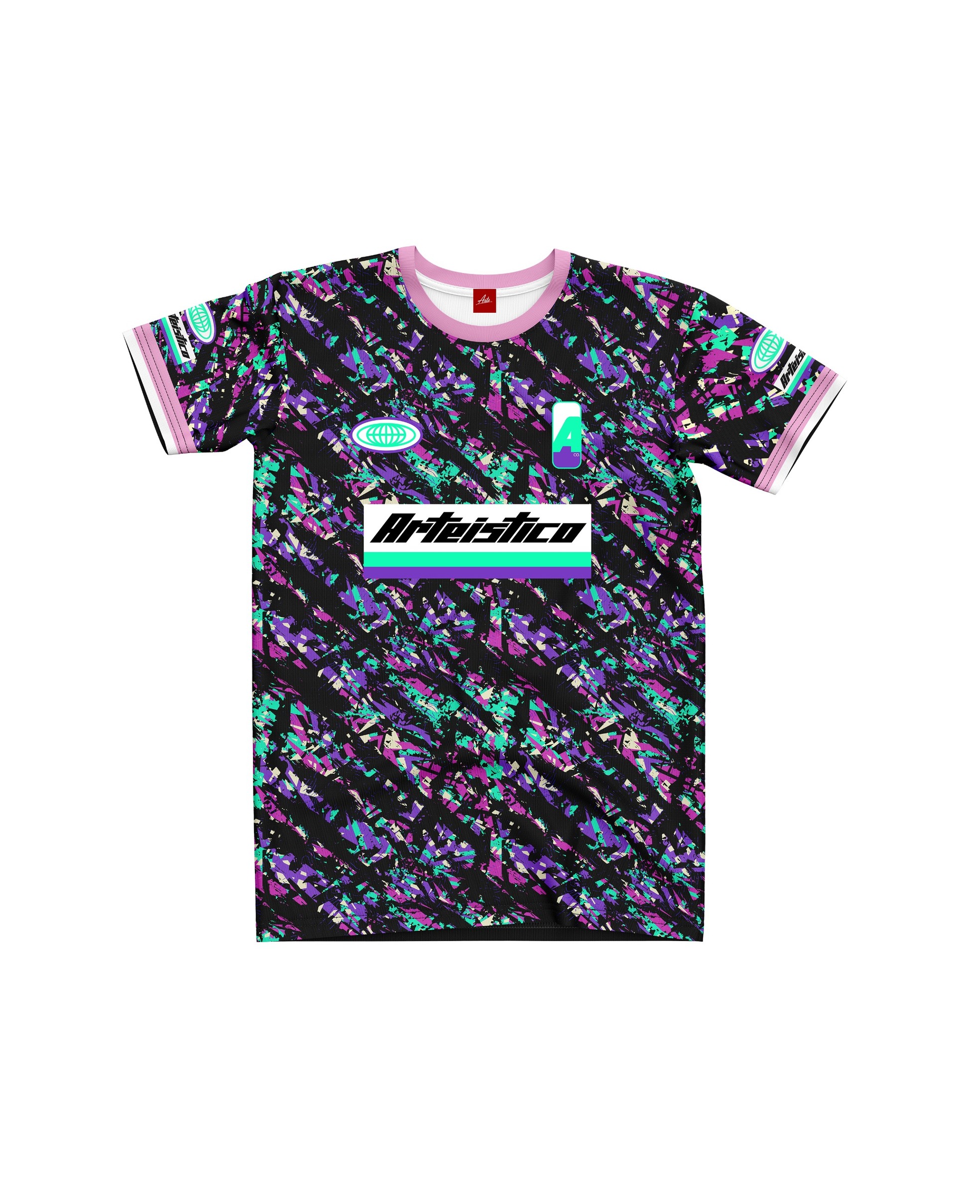 Roundneck Retro pixel