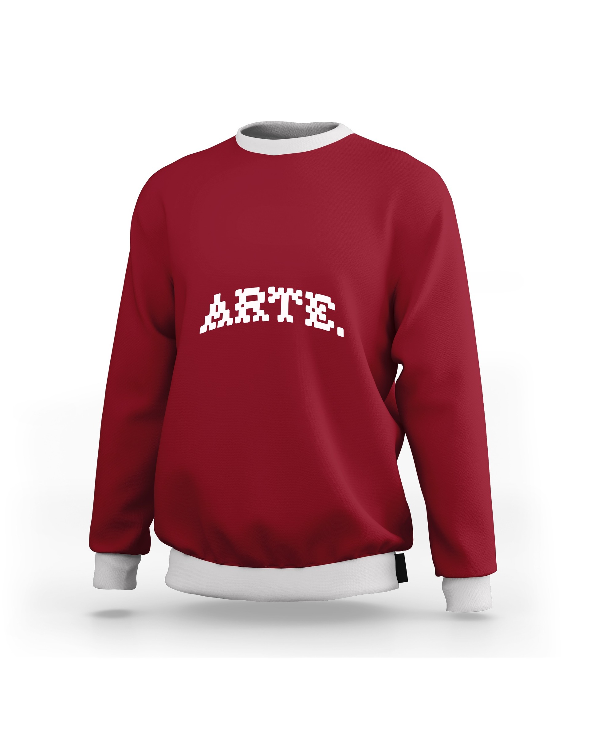 RED GLITCH SWEATSHIRT