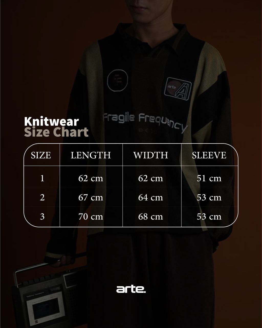 SIZE CHART COKLAT