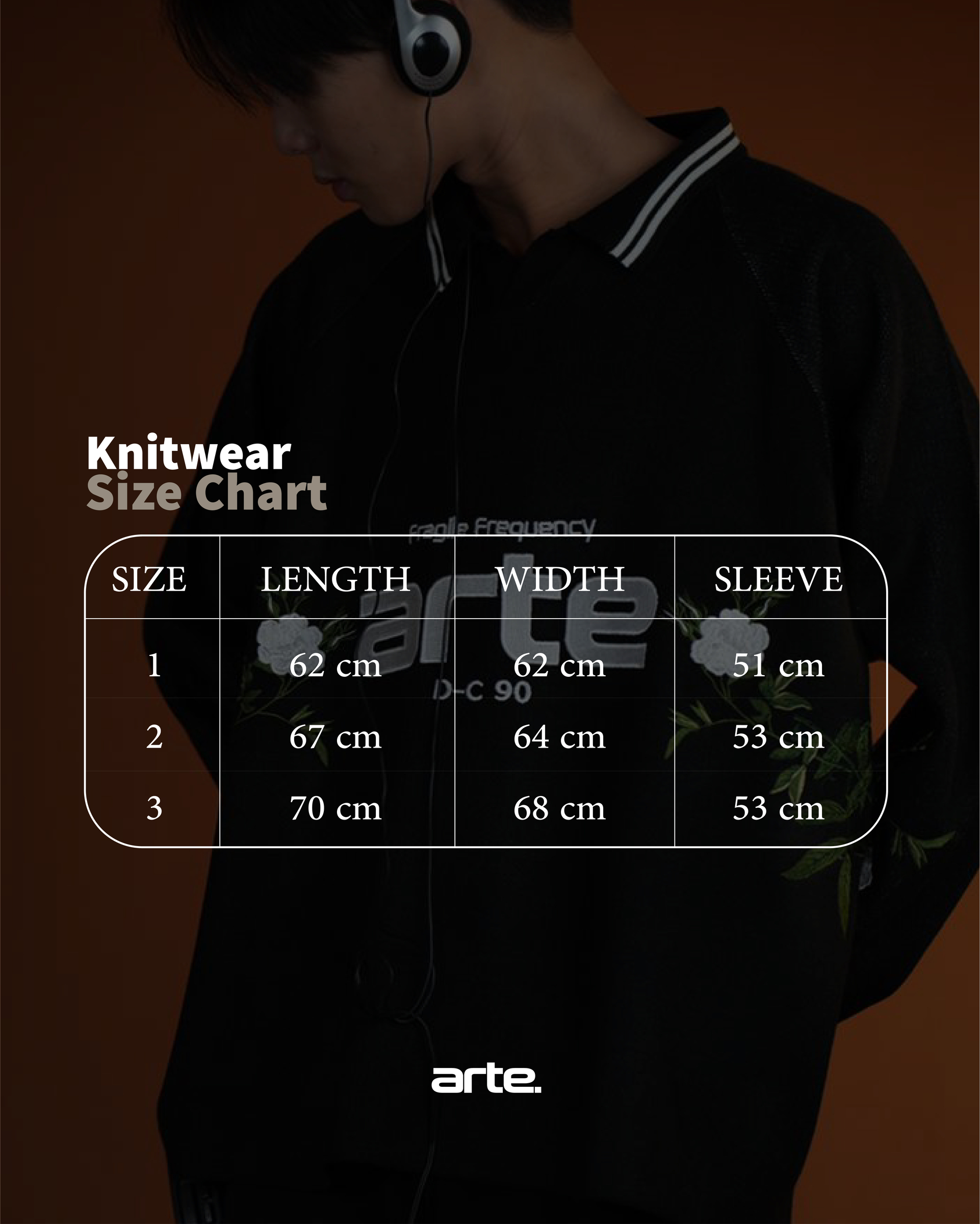 SIZE CHART KNIT