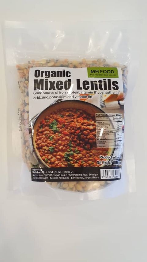 Organic Mixed Lentils