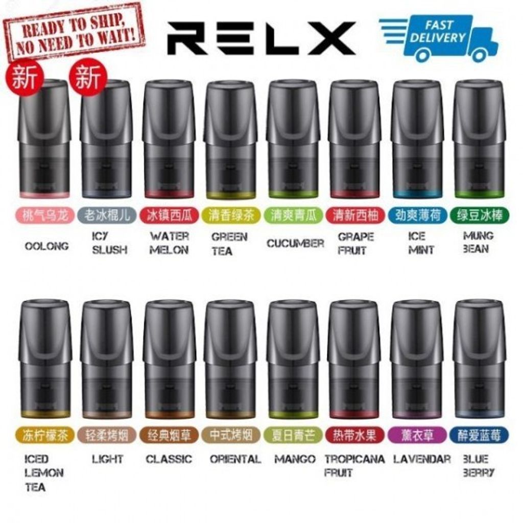 Relx Pod Refill RELX MAXGO 12k Puffs Refill Pod Kit | Vaper Verse RELX pod  original refill RELX LV 3B+