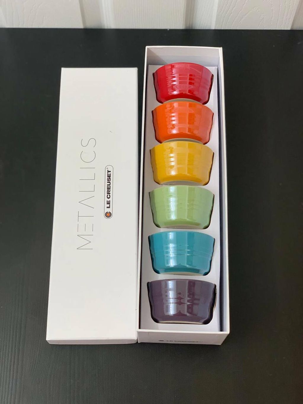 LE CREUSET RAINBOW COLLECTION MINI RAMEKINS, SET OF 6 – MKNY Authentic