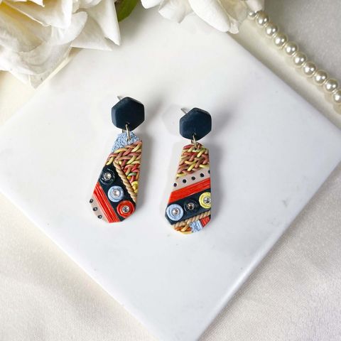 063-6 Tribe Collection Semicricle Statement Studs.jfif