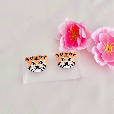071-2 Quirky Side-eye Tiger Clay Studs.jpg