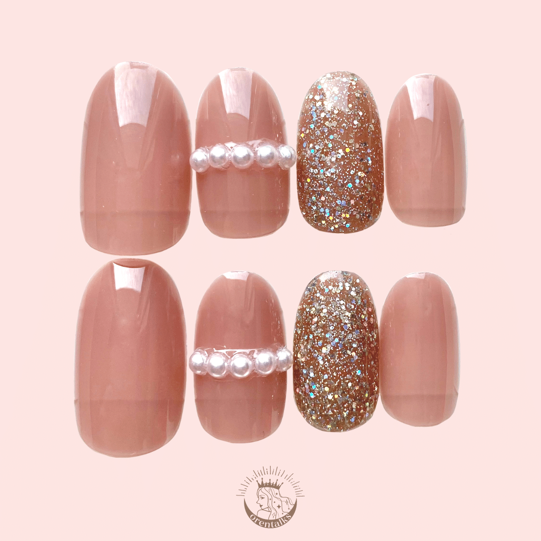 P-010 Ingrid - Pearl Glitter Lotus Pink Press On Nails_ Fake Nails_ Instant Manicure_ Kuku Palsu.png
