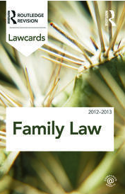FAMILY LAWCARDS 2012-2013 BY ROUTLEDGE