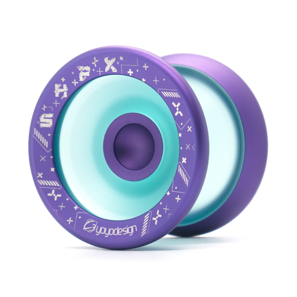 C3yoyodesign_Speedaholic FX_Teal purple_頂指溜溜球