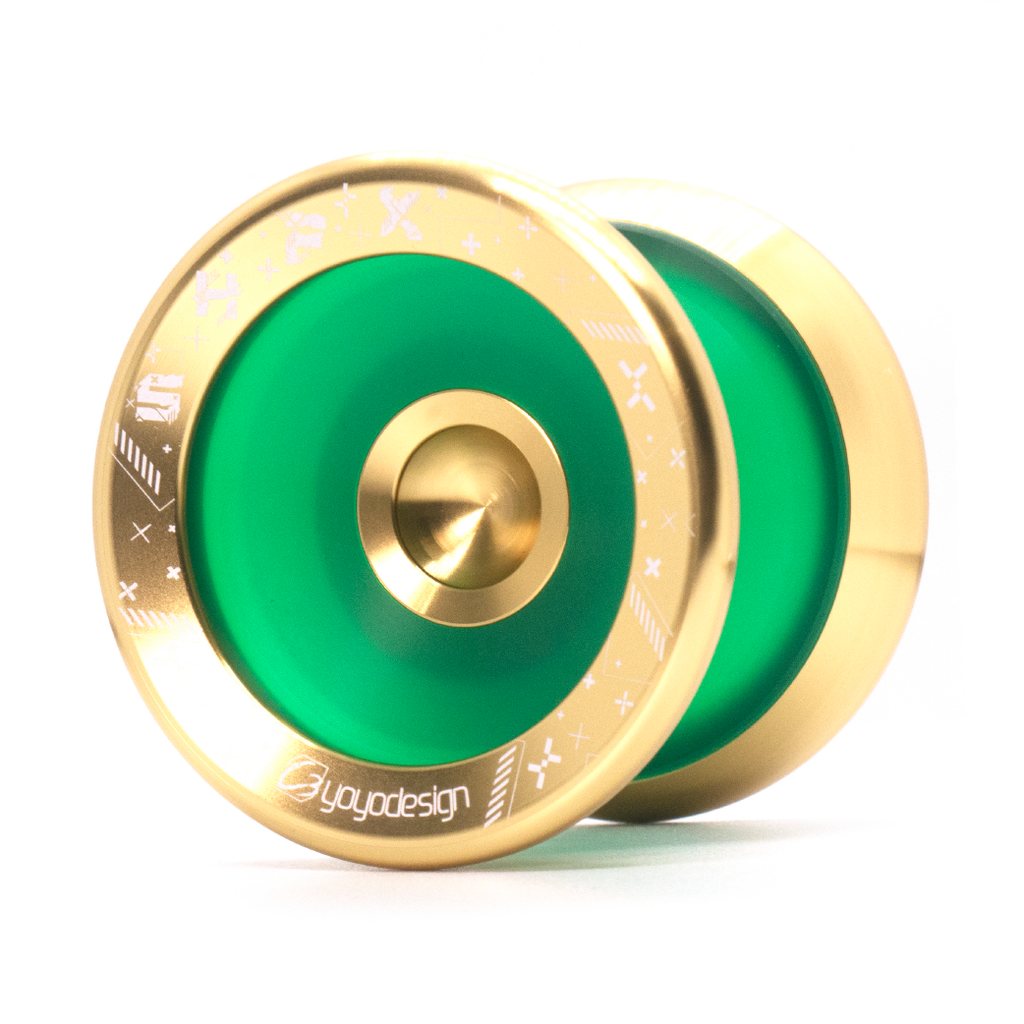 C3yoyodesign_Speedaholic FX_Green Gold