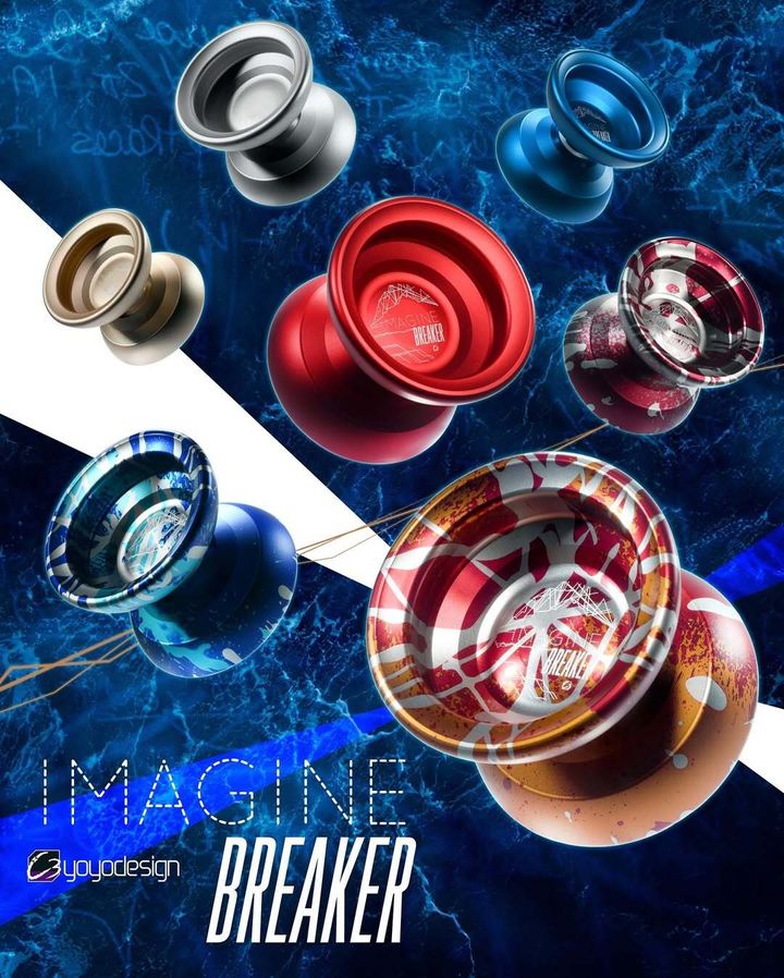 Imagine Breaker｜C3yoyodesign｜蝶翼鋁合金溜溜球
