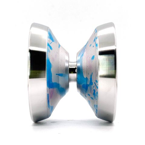 C3yoyodesign_Kinetics Crash_銀粉藍 潑墨銀環_side