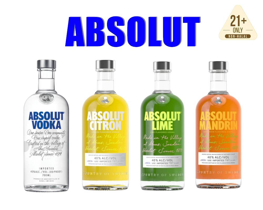 Absolut Vodka Variations 700ml HPM