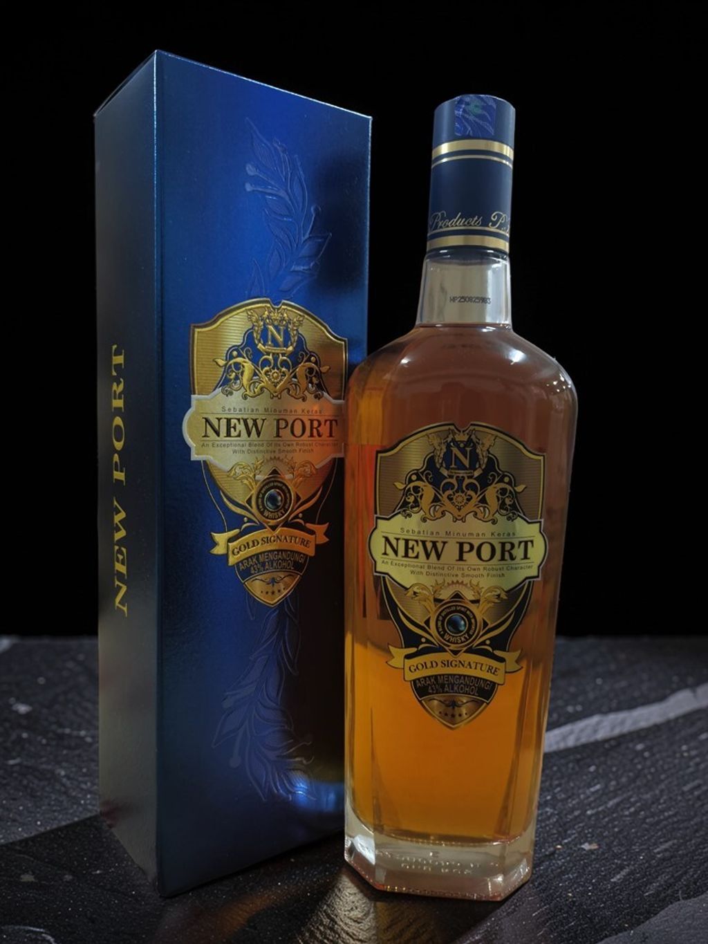 new port gold signature with box