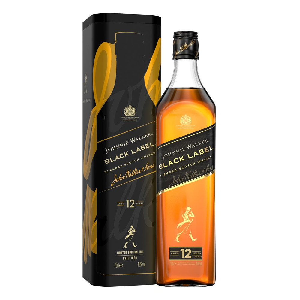 Johnnie Walker Black Label Tin Series 700ml – HPM