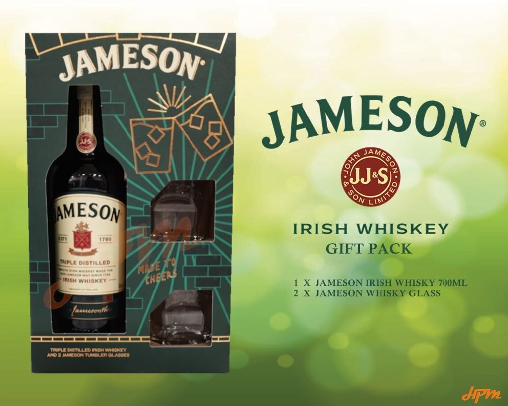 JAMESON GIFT PACK WITH GLASS AD 1