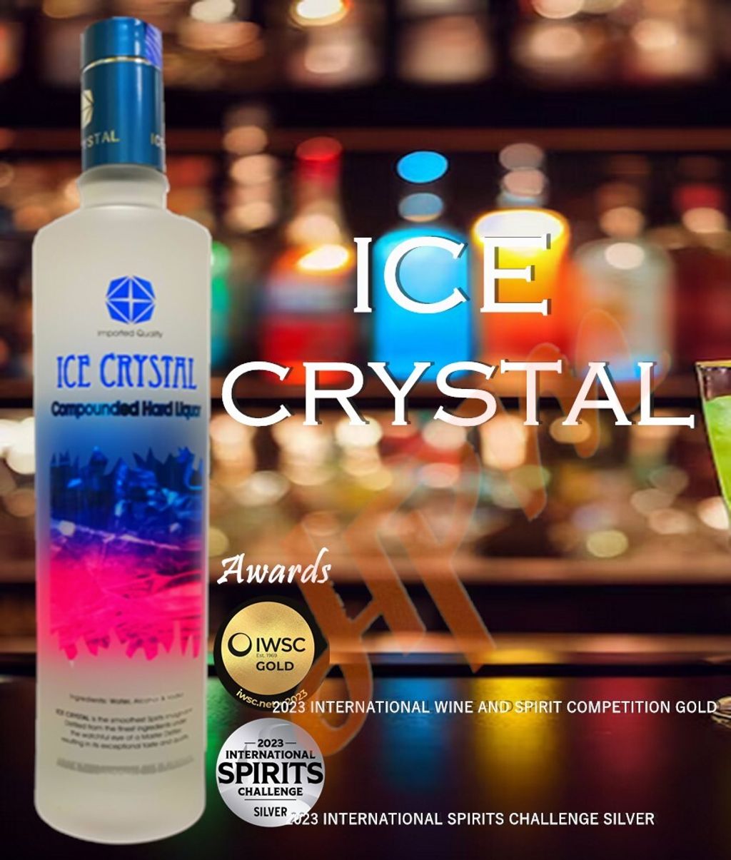 ice crystal with awards ad 1