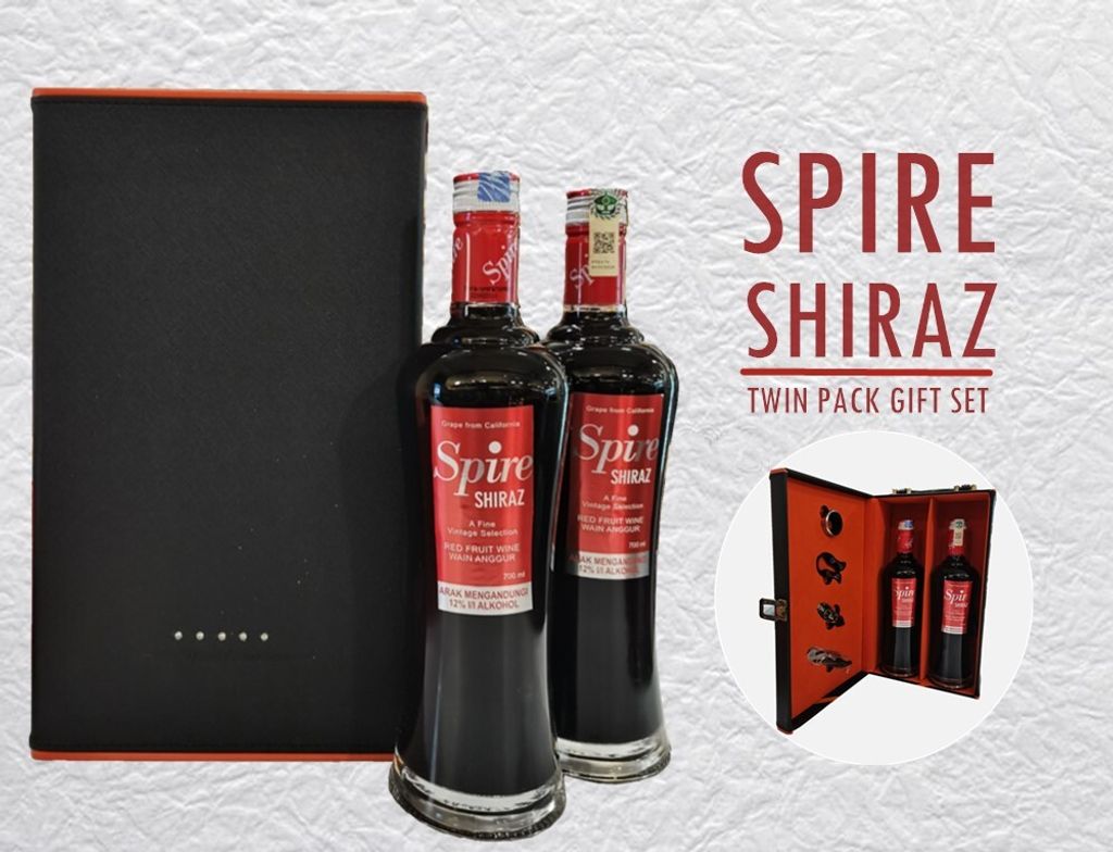 SPIRE TWIN PACK WINE GIFT SET AD