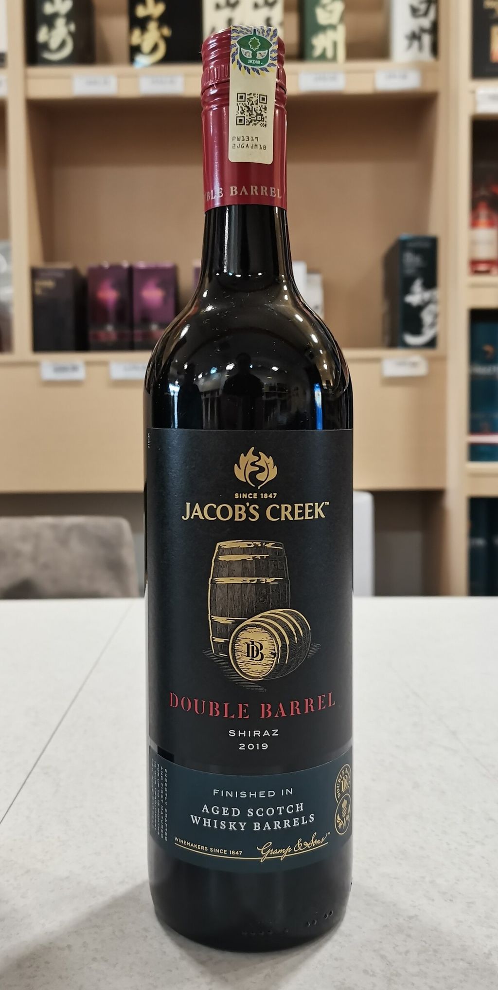 jacob creek double barrel shiraz