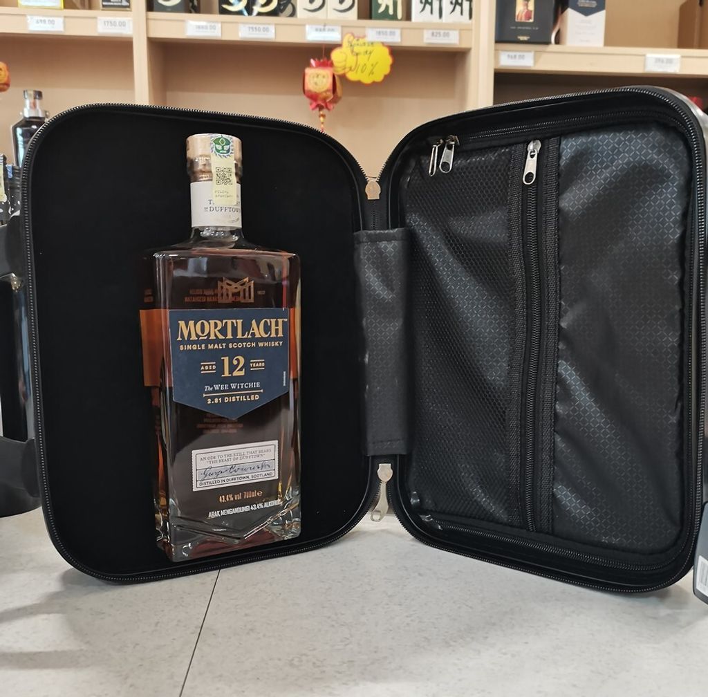 mortlach 12 yr whisky gift bag