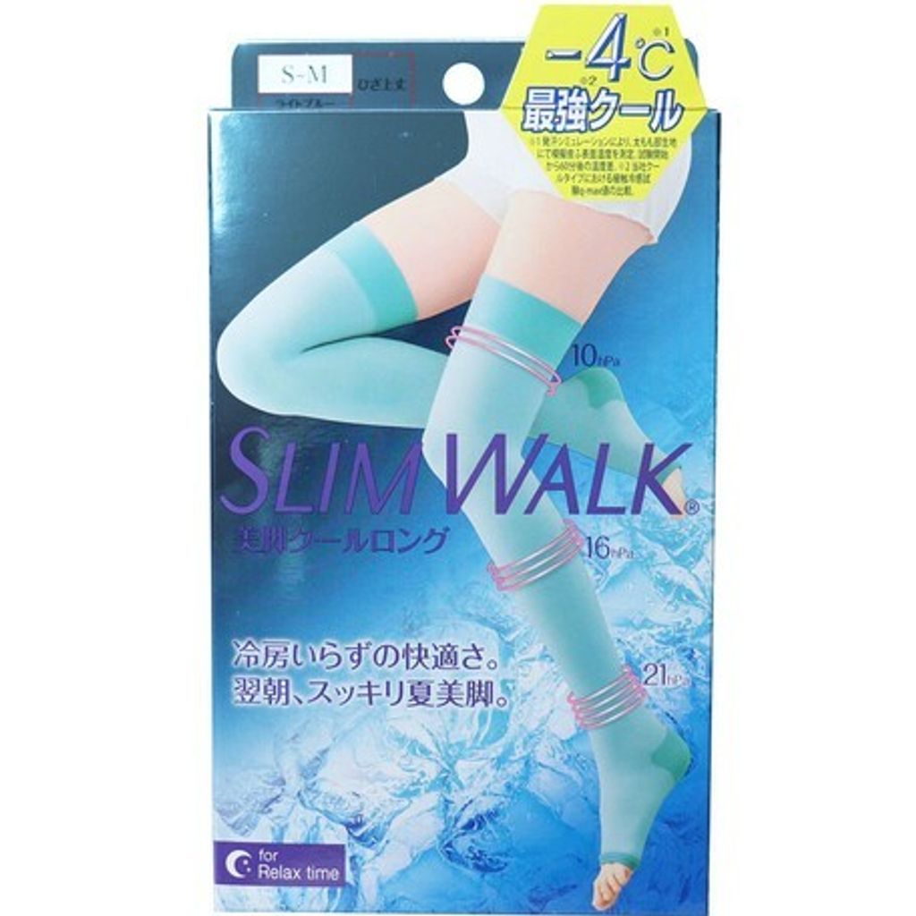 日本製slim Walk 夜間美腿襪壓力襪提臀睡眠襪涼感睡眠美腿襪 Hi Buy 剁手手日常