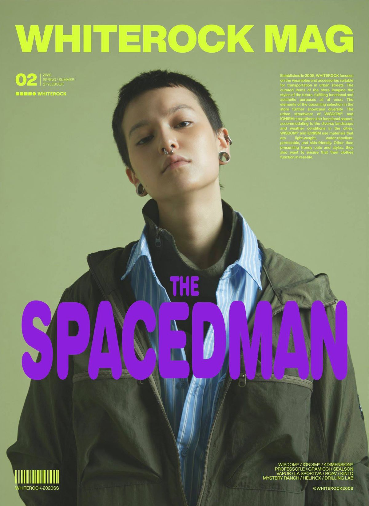 WHITEROCK 2020 SS STYLEBOOK “THE SPACEDMAN”