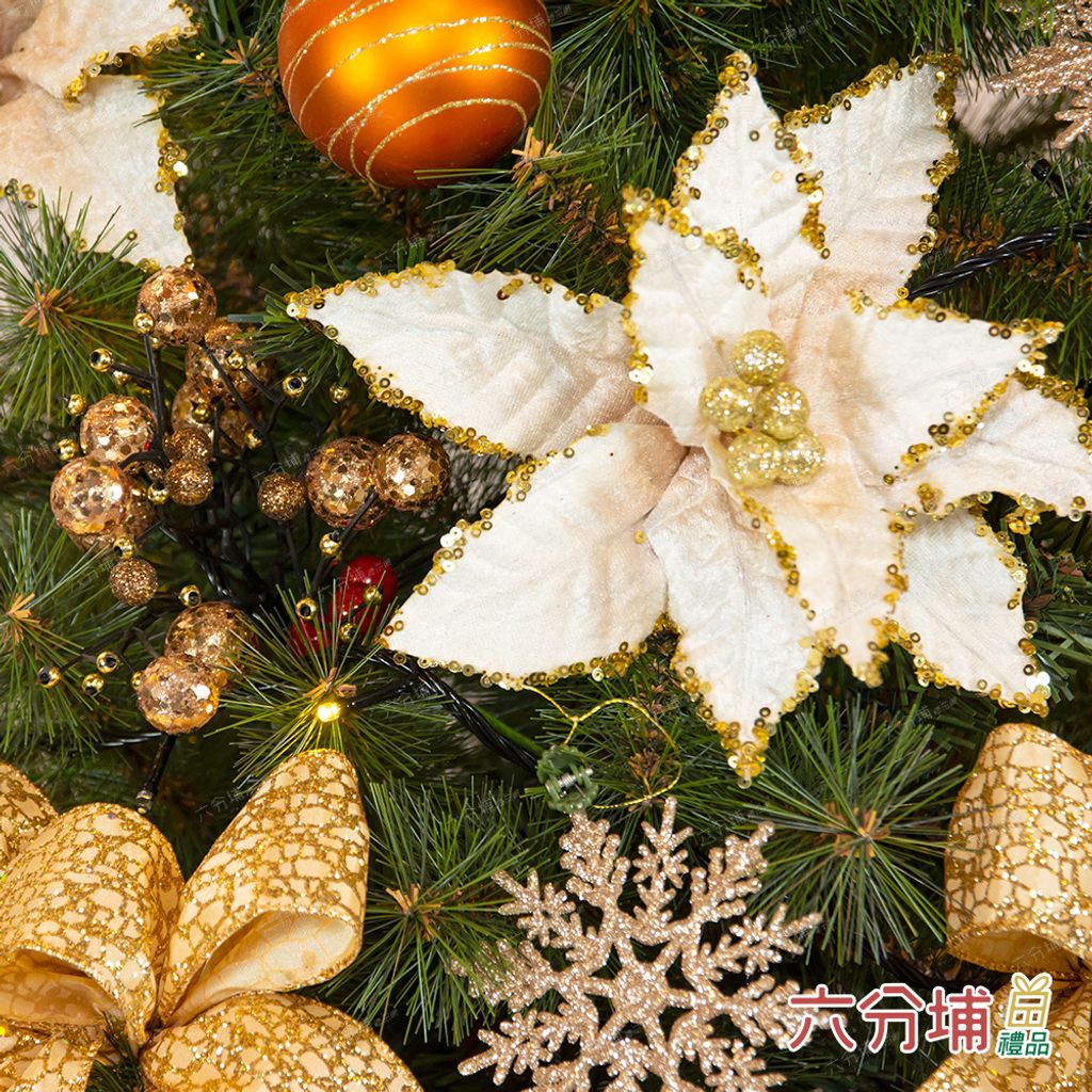 松針圓頭混和 古銅金金-細部1-L