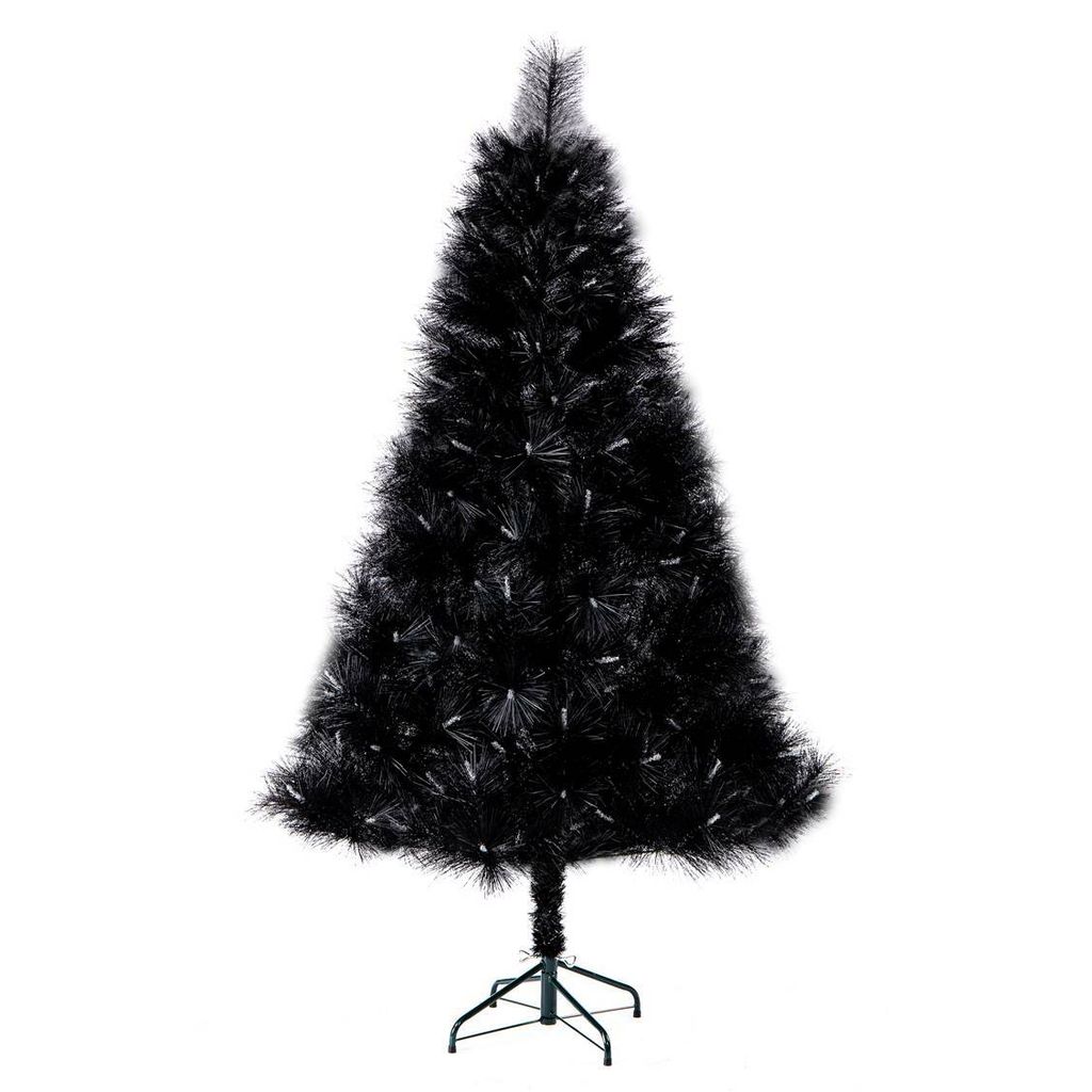 Web use Pine needle Xmas tree  - Black with Silver