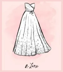 Bentuk Potongan Kain Baju Pengantin