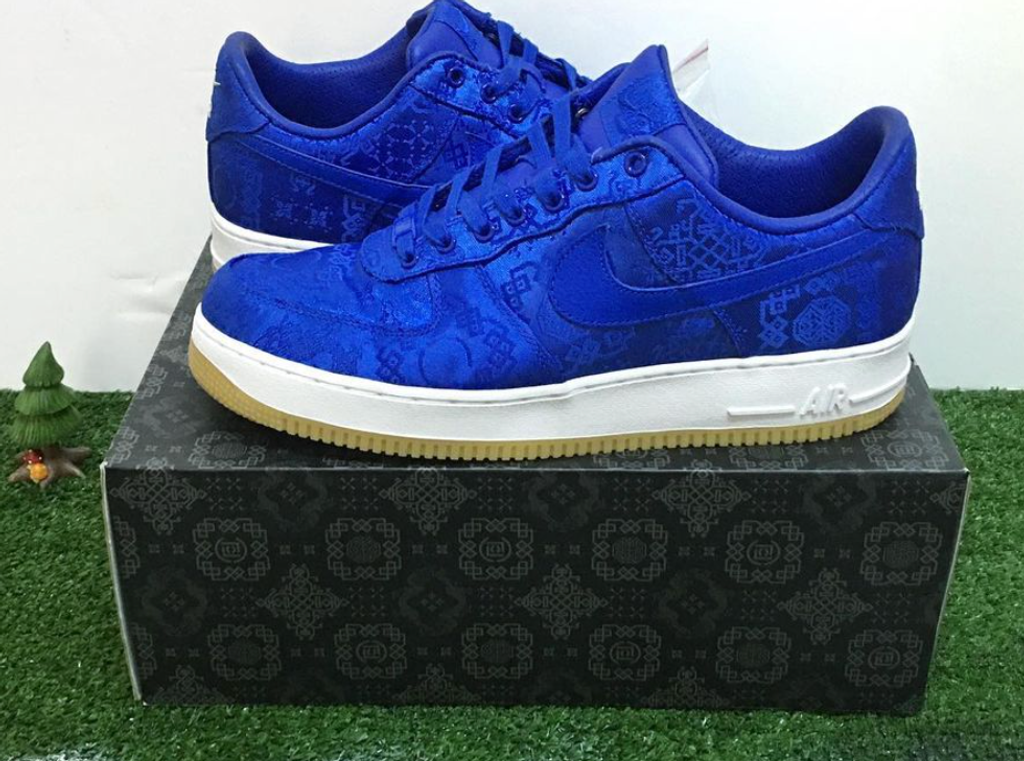 PRE-OWNED: NIKE AIR FORCE 1 LOW CLOT BLUE SILK – S.OL.Dmalaysia
