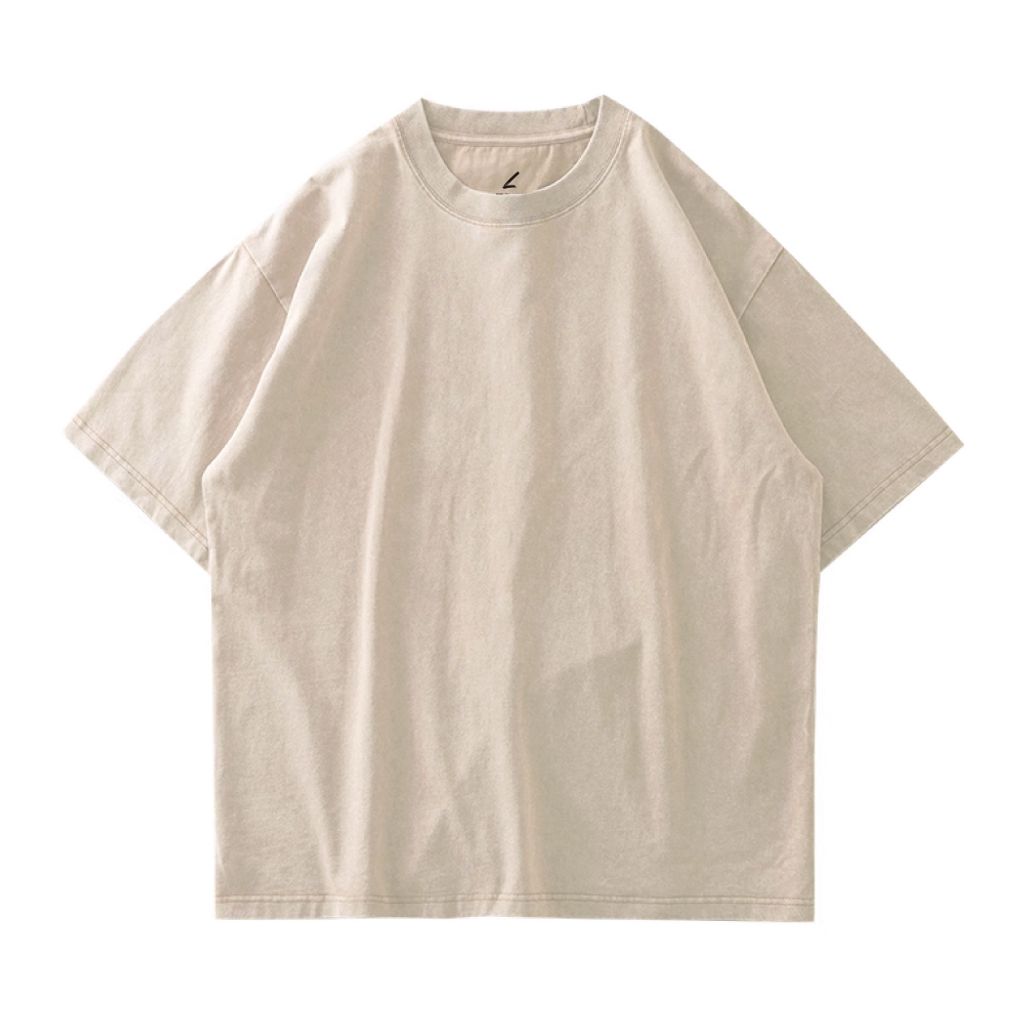 重磅寬版落肩蠟染T恤(蠟染沙)