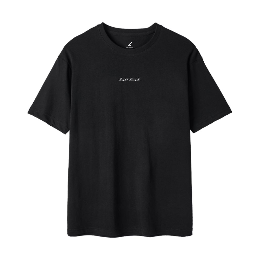 Super Simple(極簡)重磅T恤(黑色)