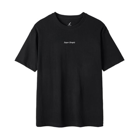 Super Simple(極簡)重磅T恤(黑色)