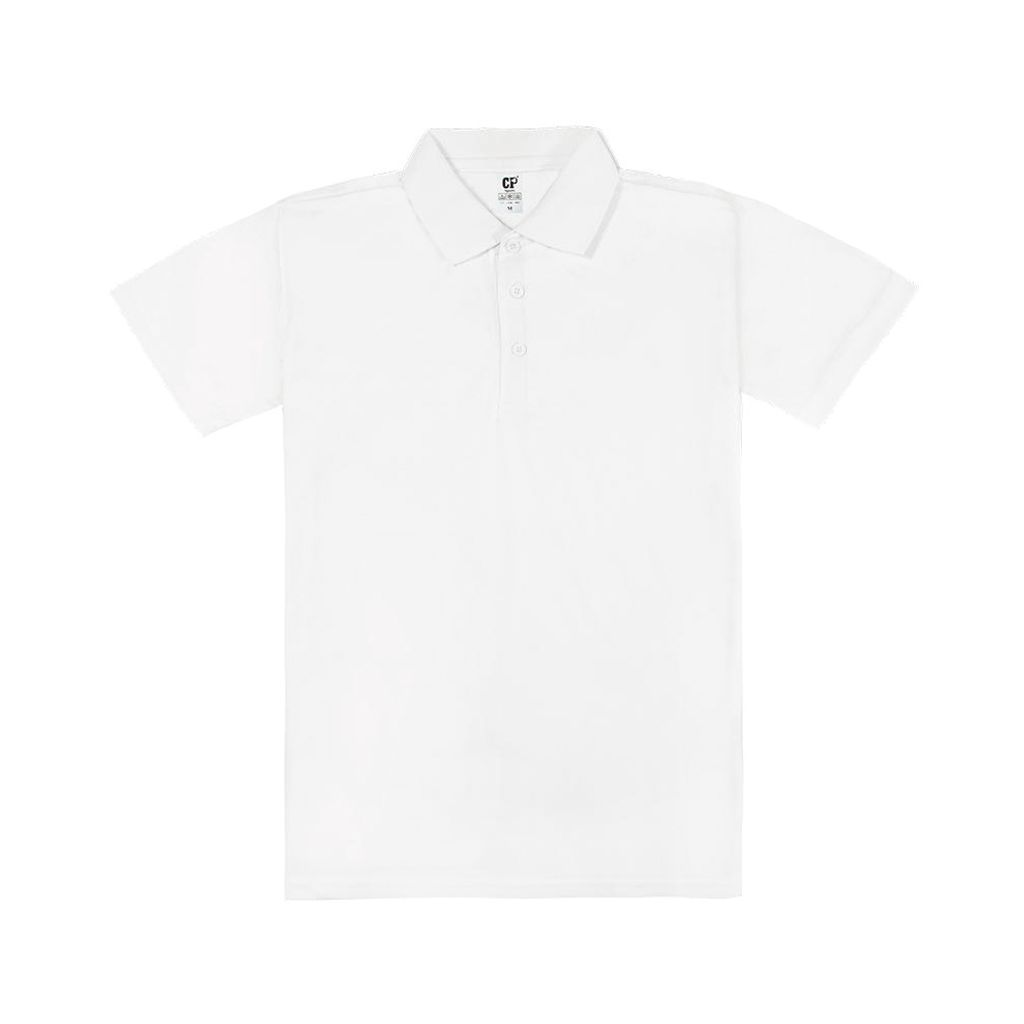 涼感排汗運動POLO衫(白色)