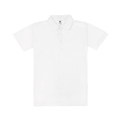 涼感排汗運動POLO衫(白色)