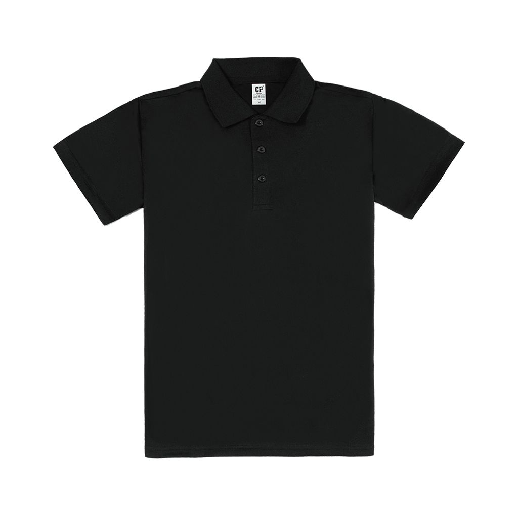 涼感排汗運動POLO衫(黑色)