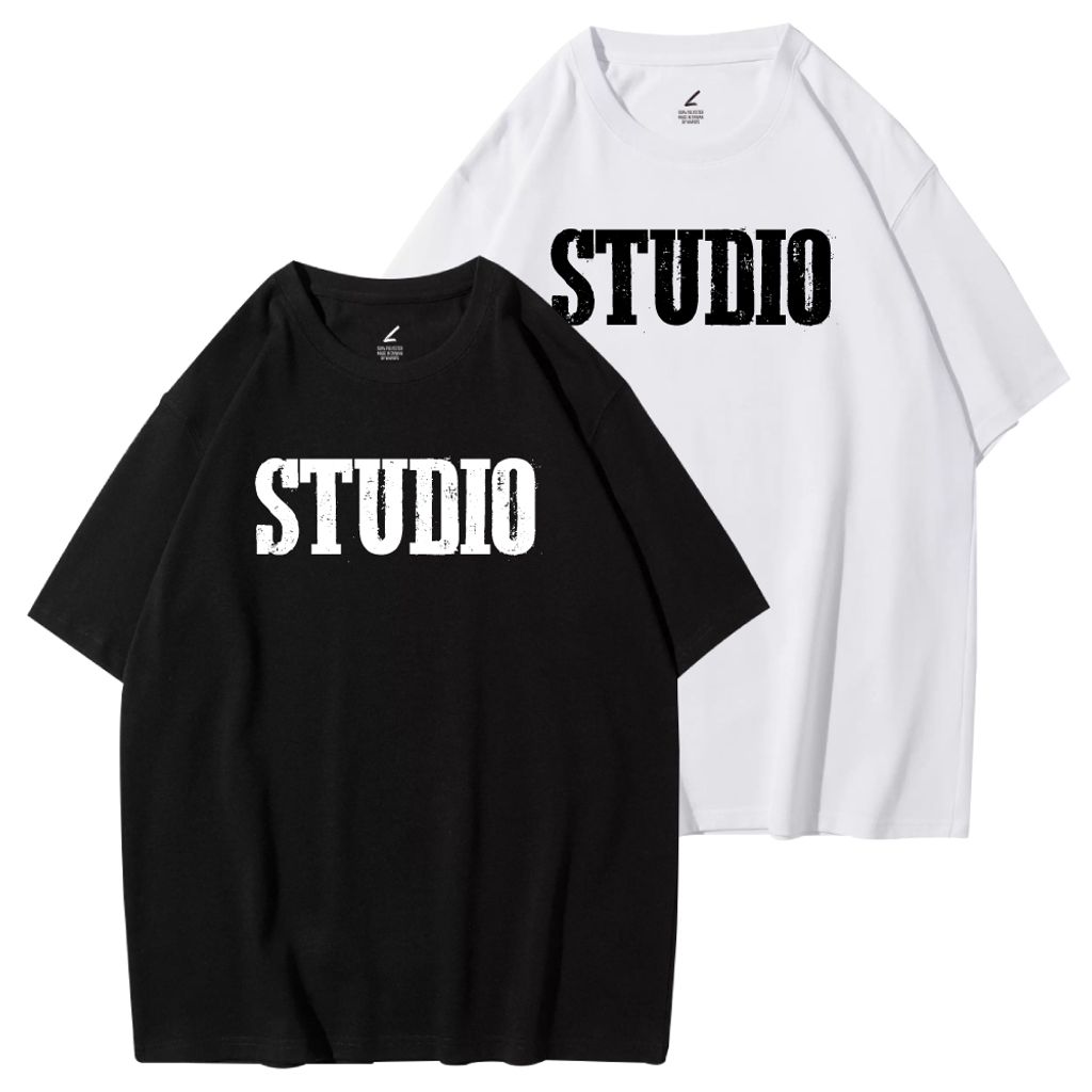 STUDIO(工作室)重磅寬版落肩T恤DM
