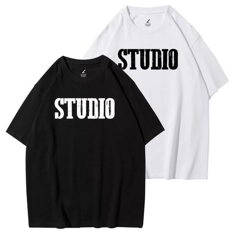 STUDIO(工作室)重磅寬版落肩T恤DM