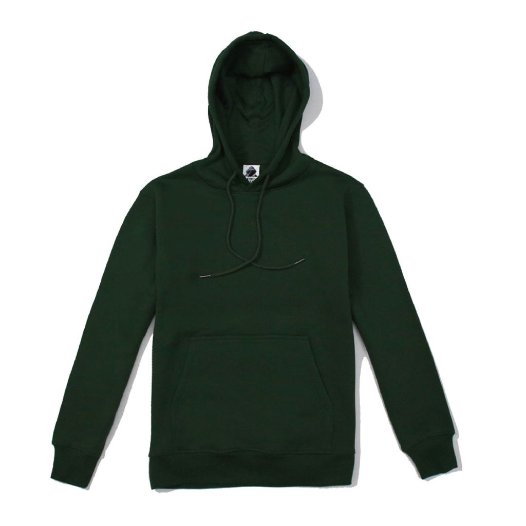 連帽T恤刷毛款(深綠色)