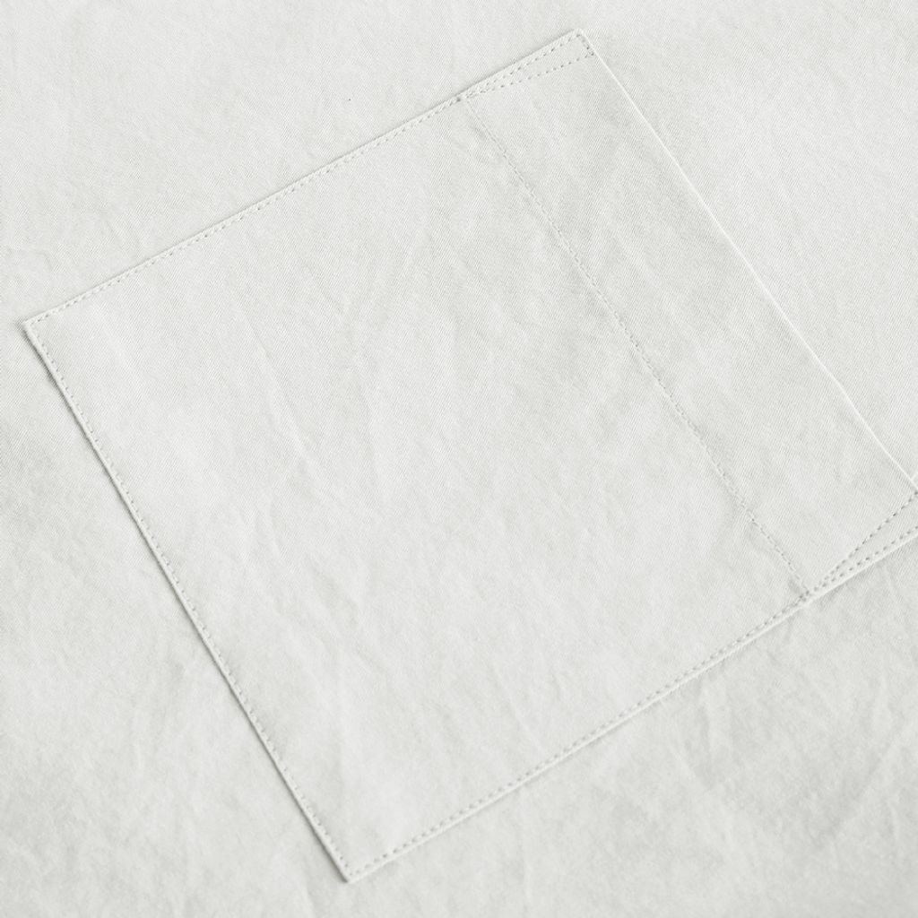 寬版五分袖襯衫-細節3